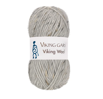 Viking Wool fv 501 Lysegrå tweed